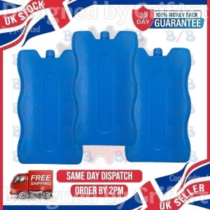 3PC 6PC REUSABLE ICE FREEZER PACK BLOCK COOL BAG COOLER TRAVEL CAMPING DRINK BOX