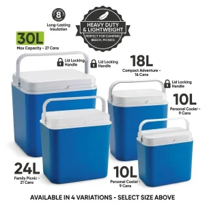 Insulated Cool Box Large Ice Chest Food Drink Cooler Bucket Picnic Camping Beach