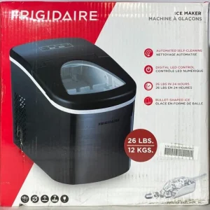 Frigidaire Ice Maker Portable Countertop Black Stainless New In Box